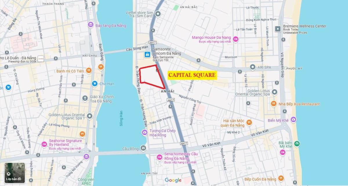 vi tri Capital Square Đà Nẵng