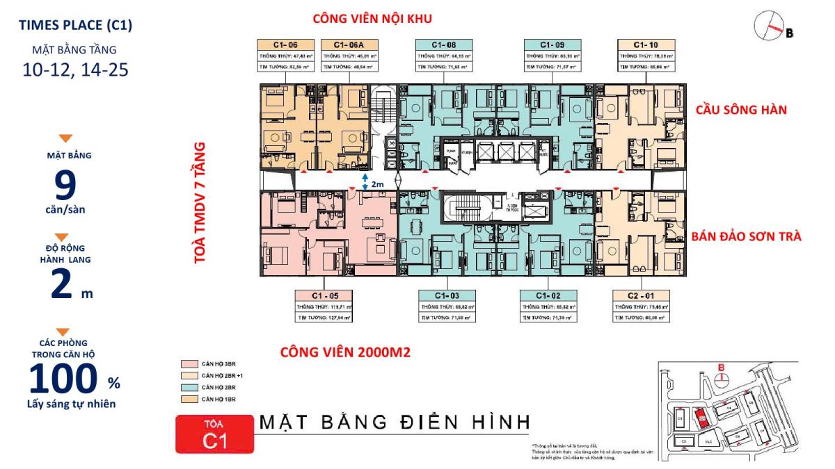 Mặt bằng tòa C6