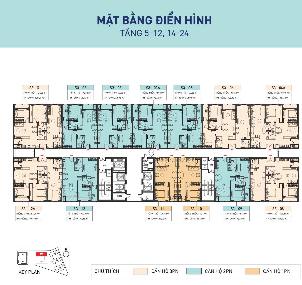 Mặt bằng tòa C6