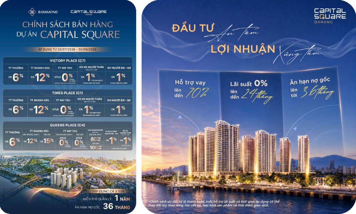 thanh toan & gia ban Capital Square